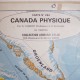 Carte scolaire Canada physique