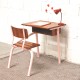 Bureau et chaise d'écolier rose Angie 2