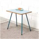 Bureau formica bleu et son fauteuil Marine Blue