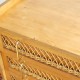 Commode en bois et rotin 8
