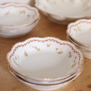 Coupelles à dessert porcelaine de Limoges 1