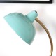 Lampe de bureau vintage turquoise