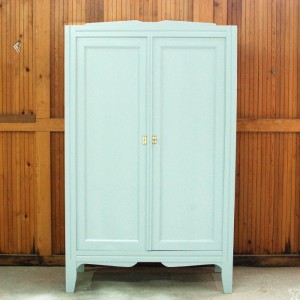 Armoire années 50 Ballad Blue et Paon