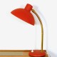 Lampe de bureau vintage rouge