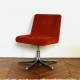 Paire de fauteuils 70's orange 2