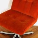 Paire de fauteuils 70's orange 3