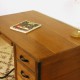 Bureau en bois et métal années 50