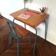 Bureau et chaise années 50 Teal