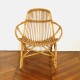 Fauteuil en rotin vintage