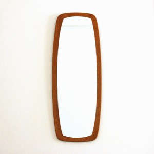 Miroir en bois fifties 1