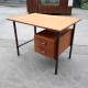 Bureau métal et bois années 60 2