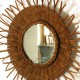 Miroir en osier vintage 2