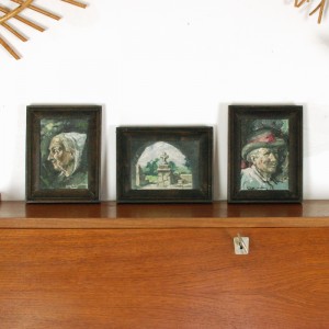 Tryptique de tableaux breizh