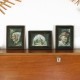 Tryptique de tableaux anciens 1