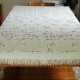 Nappe ancienne brodée au crochet