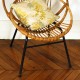 Chaise en rotin vintage