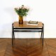 Table basse en bois laqué noir