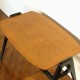 Table basse en bois laqué noir