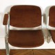 Banc de deux fauteuils vintage