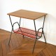 Table d'appoint scoubidou rouge 4