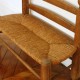 Banc ancien paillé pour enfants 6