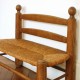 Banc ancien paillé pour enfants 7