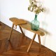 Banc ancien en bois brut