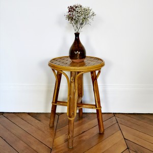 Tabouret ou guéridon en chataignier ancien