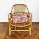 Fauteuil en rotin vintage 2