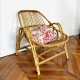 Fauteuil en rotin vintage 3