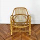 Fauteuil en rotin vintage