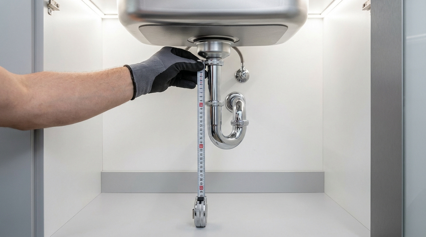 Réussir la hauteur d’évacuation de votre évier de cuisine