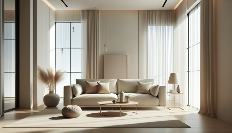 Canapé dans un salon moderne