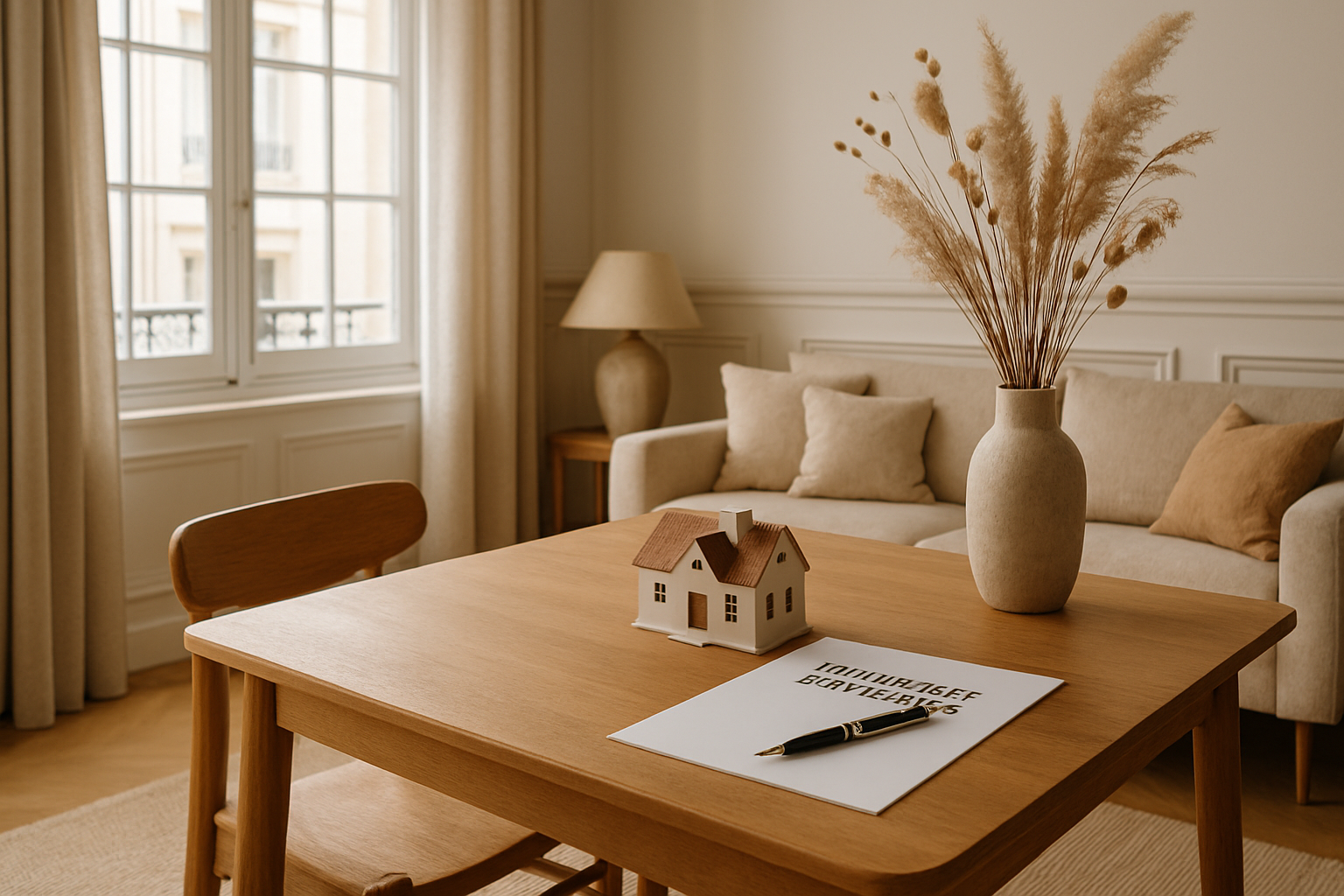 prévision taux immobilier 2026 - documents de financement immobilier sur bureau en bois