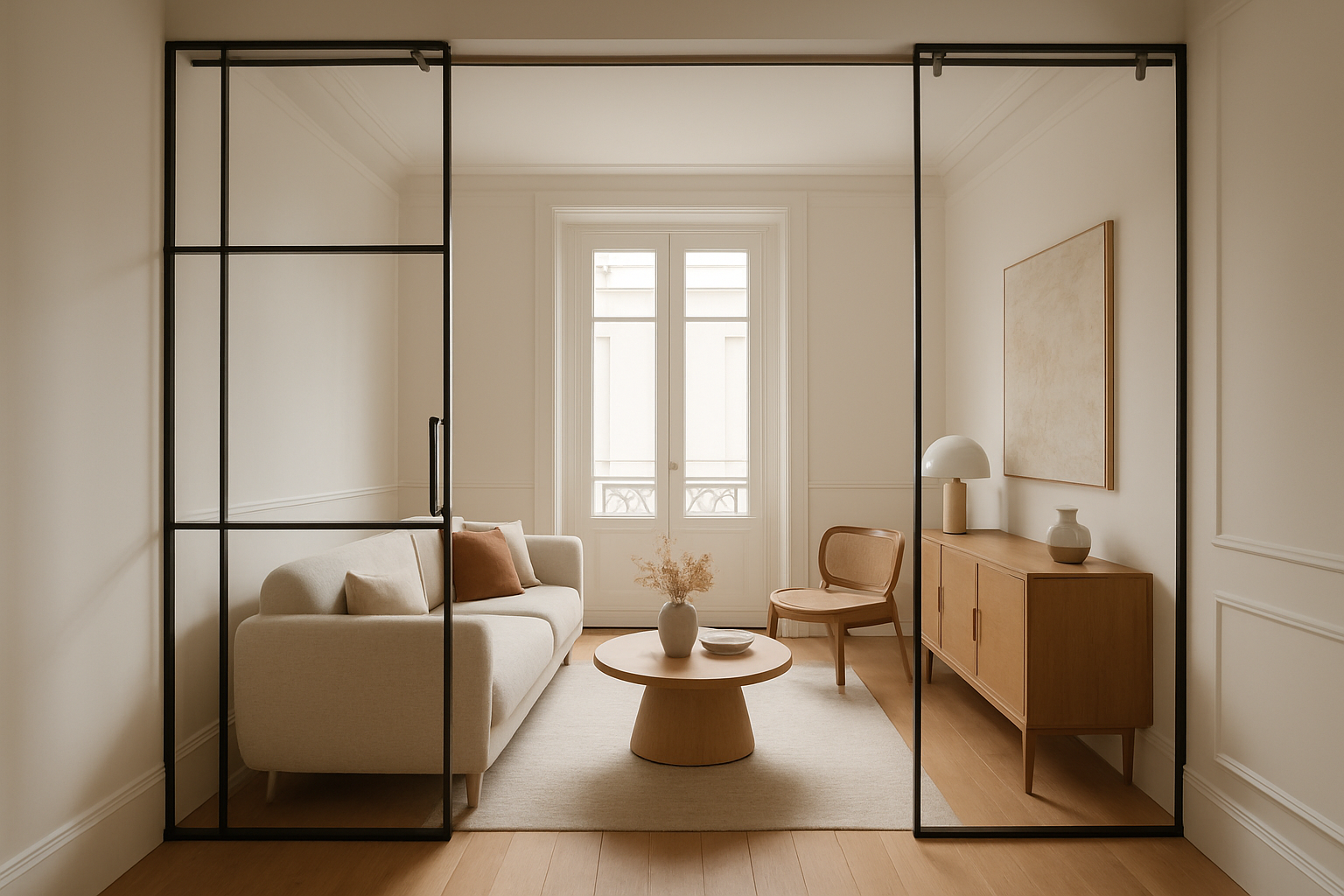 Sadev ferrures de fixation verre pour verrière intérieure style contemporain