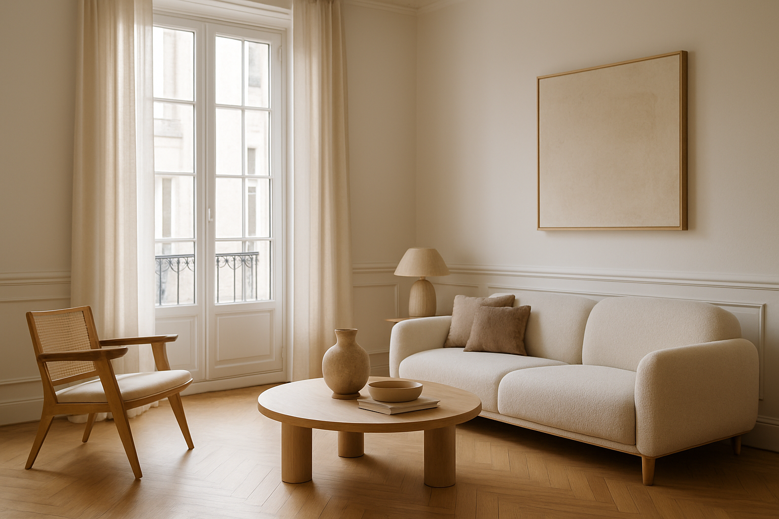 aluplast fenêtre PVC dans un salon moderne et lumineux