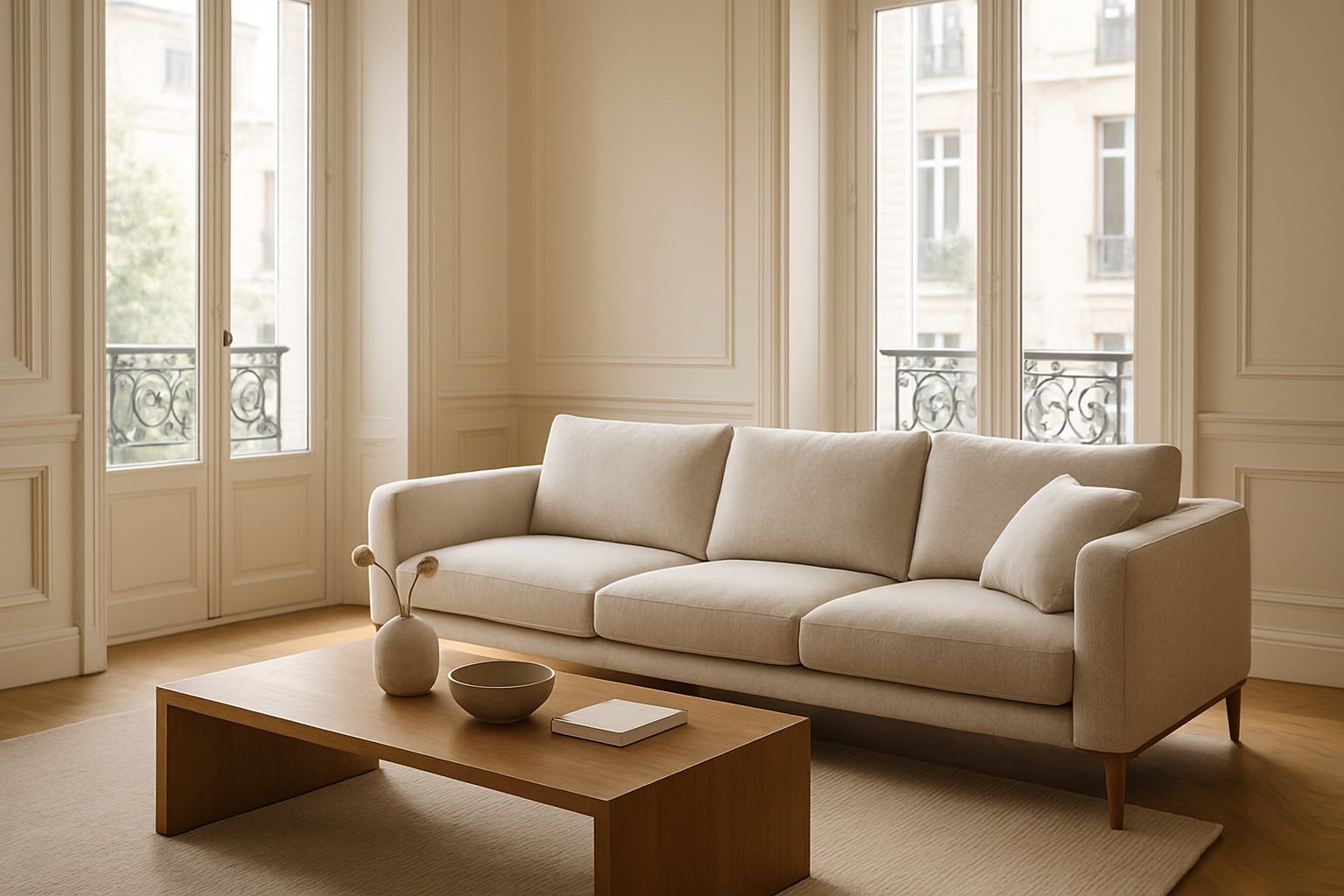 assurance prêt immobilier nouvelle loi - intérieur moderne d'un appartement français