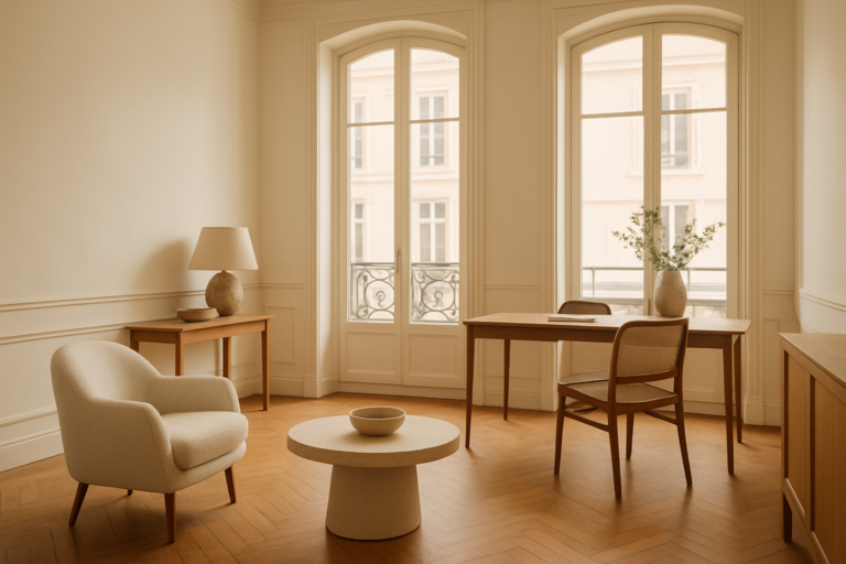 crédit-bail immobilier - bureau professionnel élégant et lumineux